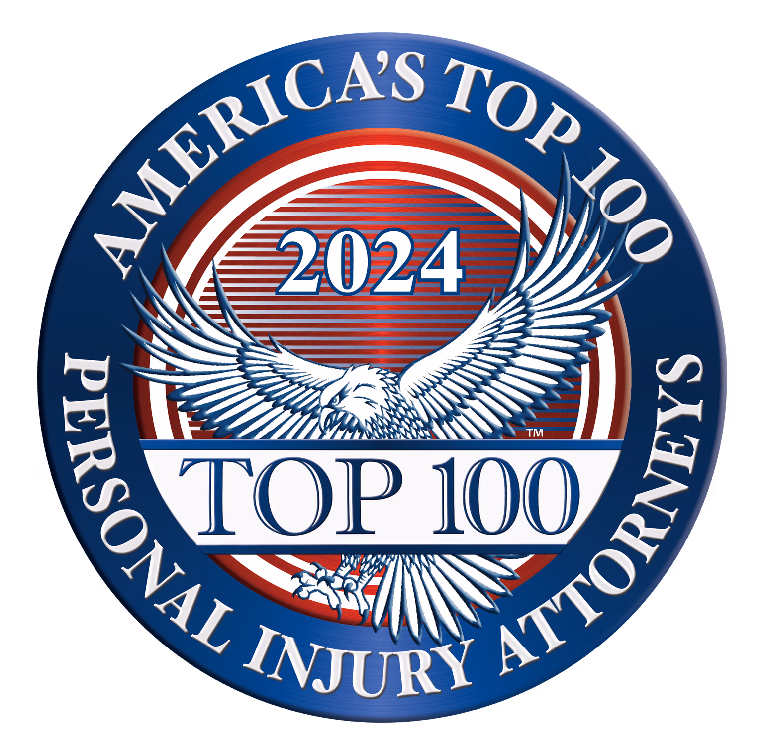 America's top 100 personal injury attorneys badge