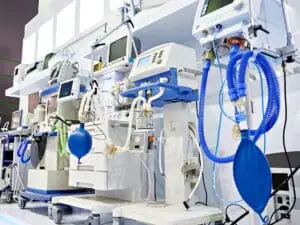 Medical equipment at the exhibition