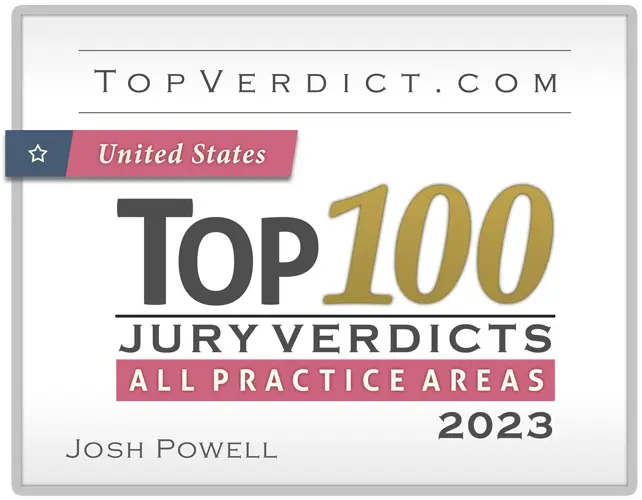 Josh Powell - Top 100 Verdicts United States 2023