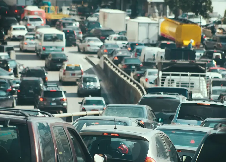 Traffic,Jam,Collapse,Cars,On,Highway