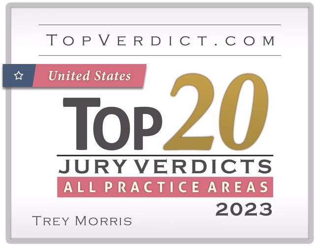 Top 20 jury verdicts badge