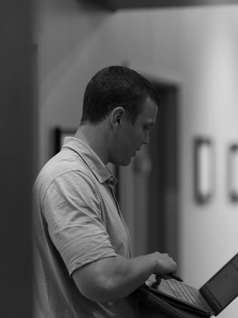 Austin Townsend at work