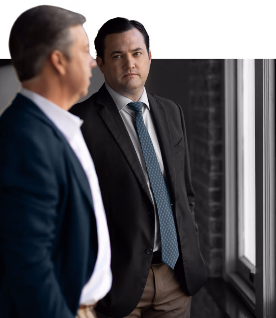 Lawyers trey and justin talking