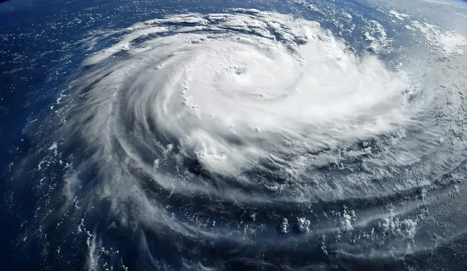 Super Typhoon, tropical storm, cyclone, hurricane, tornado, over ocean.