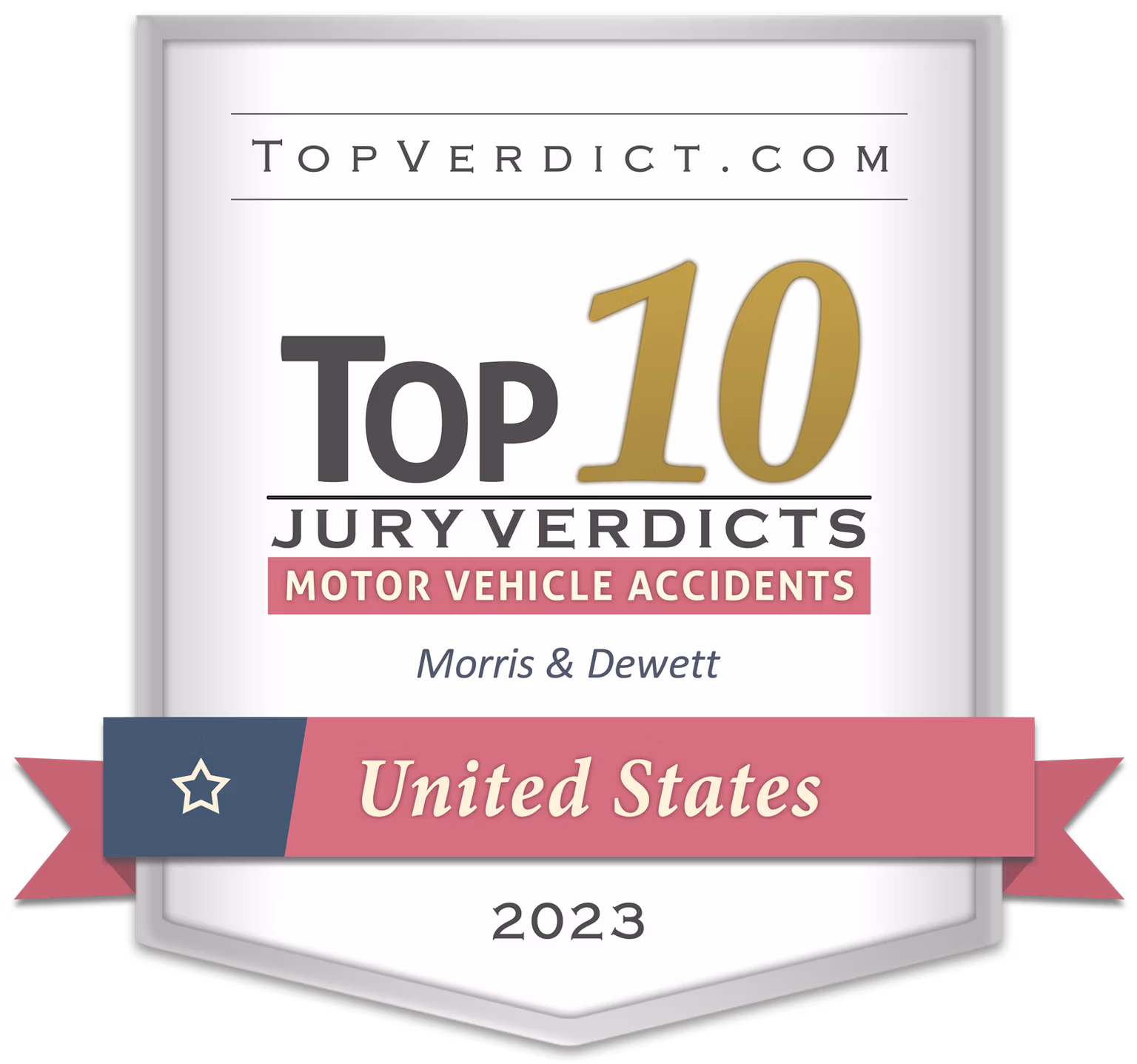 firm-badge-top-10-motor-vehicle-accident-verdicts-united-states-2023-morris-dewett