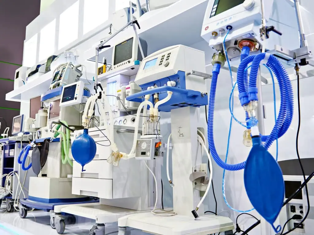 Medical equipment at the exhibition