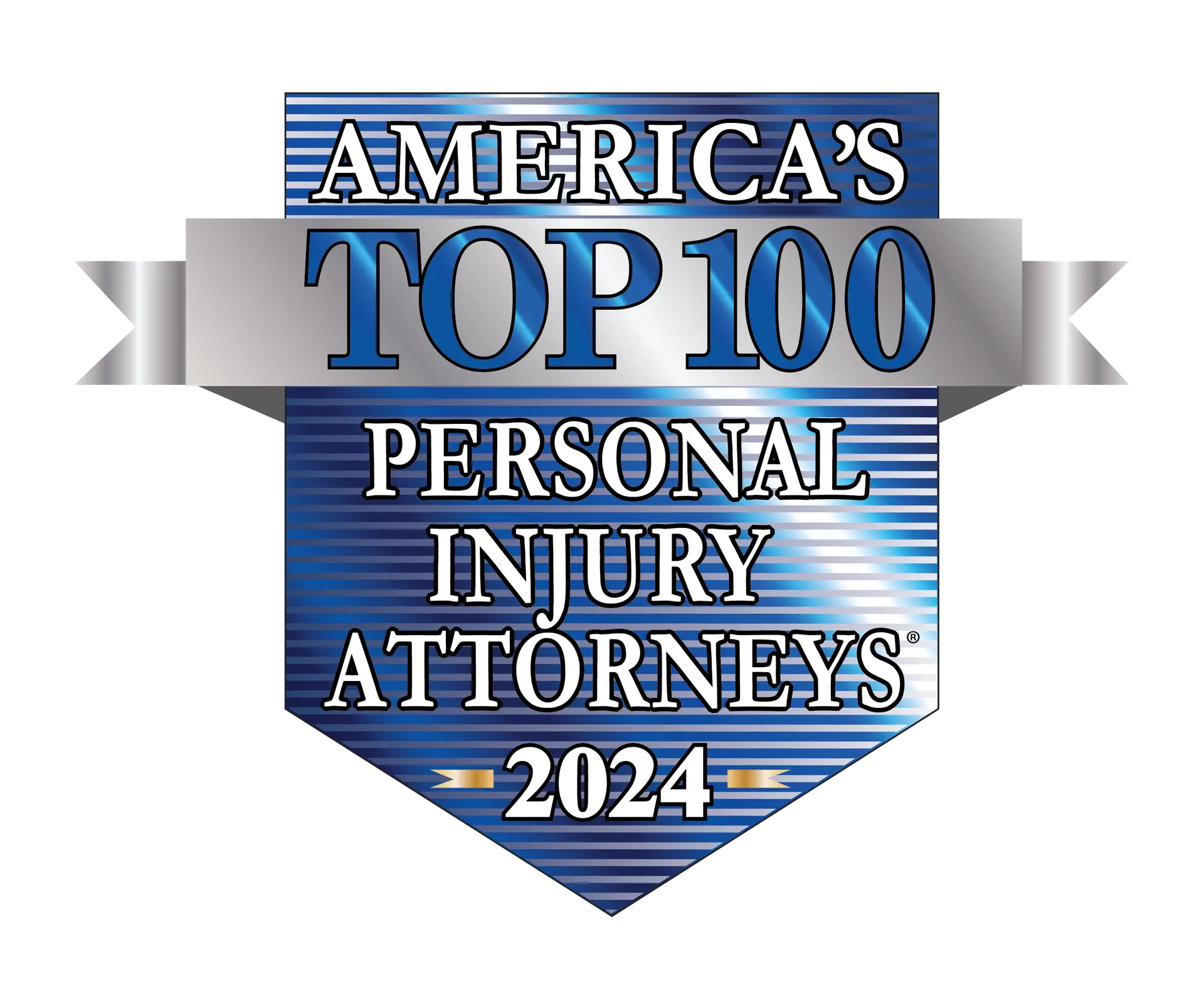 America's Top 100 Personal Injury Attorneys Shield