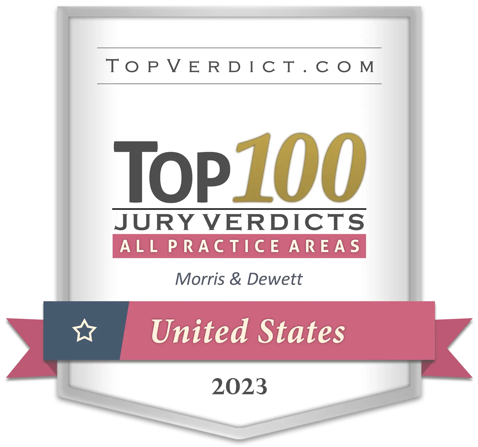 Top 100 Verdicts United States 2023