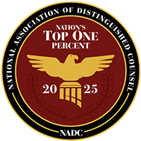 Top One Percent - National Association of Distinguished Counsel 2025